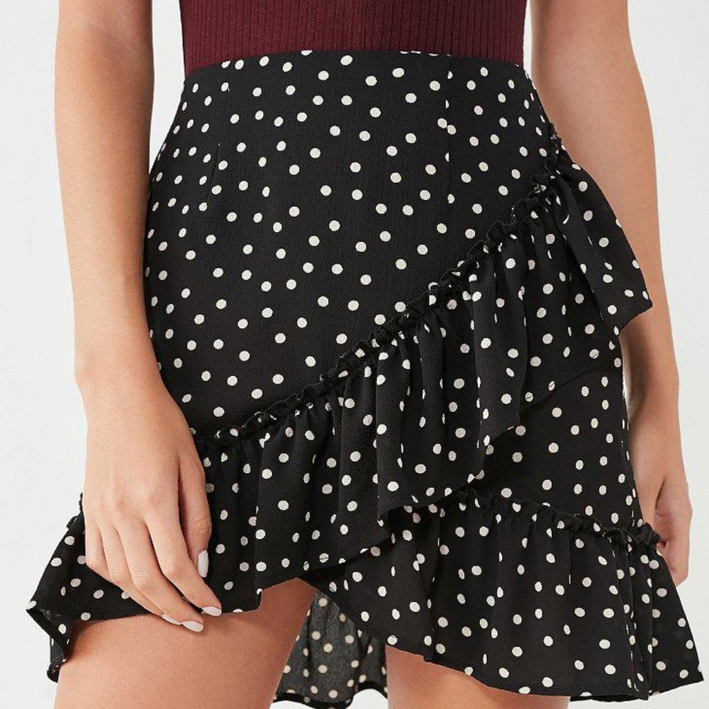 Urban Outfitters Dotted Wrap Skirt